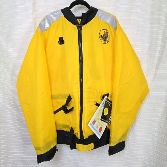 Body Glove Stay Afloat Coat Life Jacket Size XXL Type III PFD Yellow - Picture 11 of 11